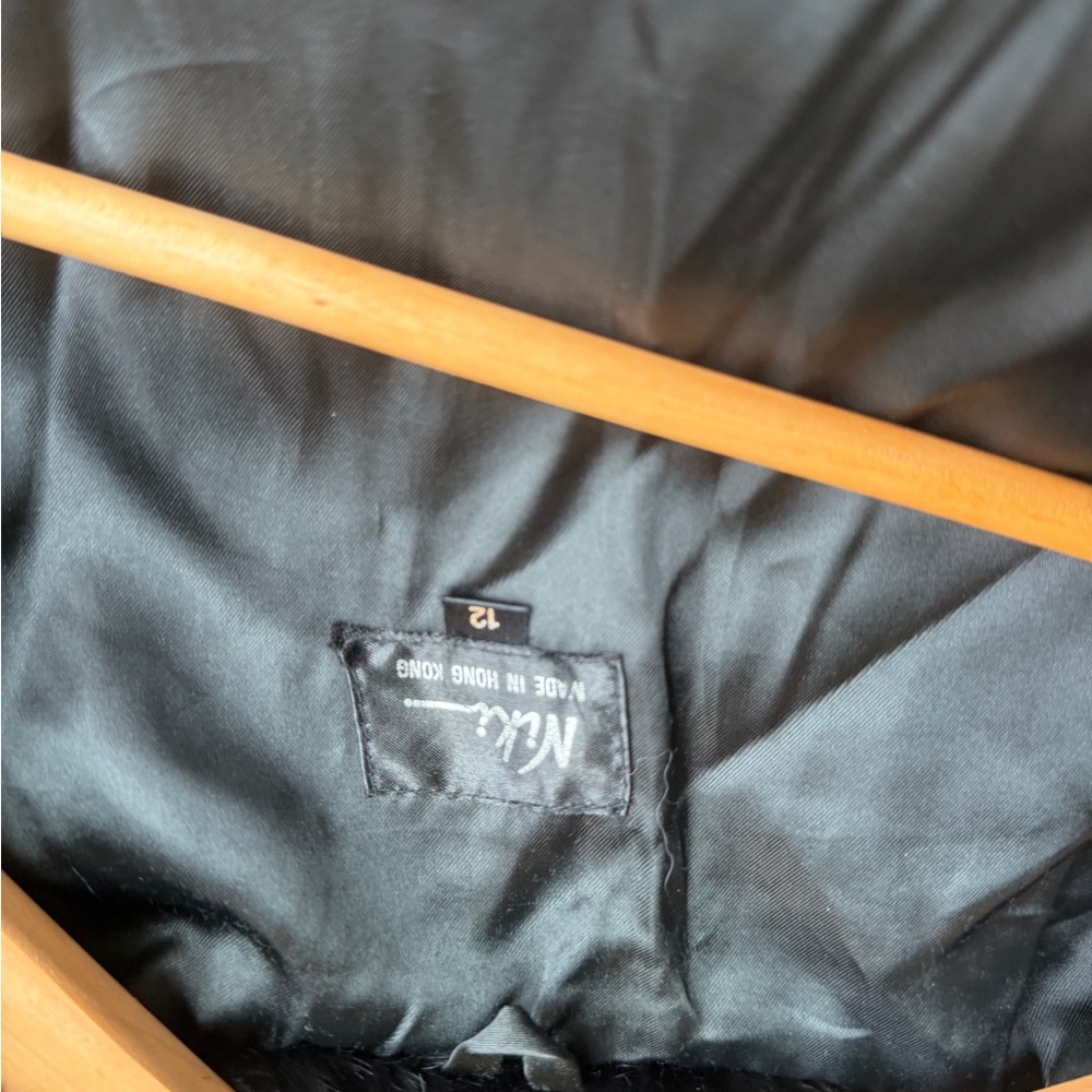 100% Rabbit Fur Zip-Up Jacket - Picture 6 of 8